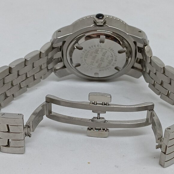 VINTAGE Folli Follie WF5T114BS Women's 33mm Crystal Accent S/Steel Quartz Watch - Picture 8 of 12